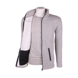 GÜRTEPE FERMUARLI GRİ 2XL  SWEATSHİRT