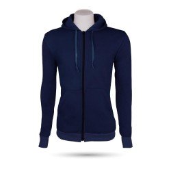 ARTOS KANGURU CEPLİ FERMUARLU LACİVERT S SWEATSHİRT
