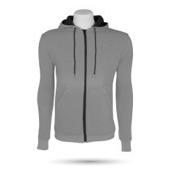 ARTOS KANGURU CEPLİ FERMUARLU GRİ 2XL SWEATSHİRT